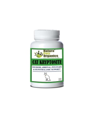 Dog And Cat Kryptonite Adrenal, Thyroid, Pituitary & Hypothalamic Support* - CAT// 90 caps /  250 mg /