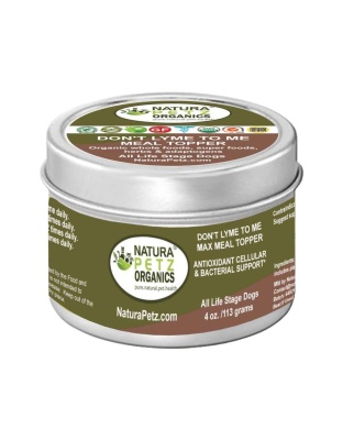 Don'T Lyme To Me Max Meal Topper* Antioxidant Cellular & Bacterial Support* Dogs & Cats* - DOG 4 Oz