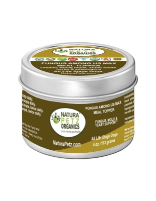 Fungus Among Us Max Meal Topper - Fungus,  Mold & Yeast Support* Dogs Cats - 4 Oz. Dog