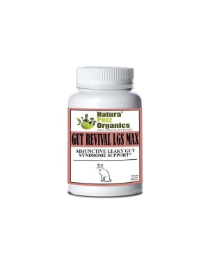 Gut Revival Lgs Max Capsules - Adjunctive Leaky Gut Syndrome Support* For Dogs And Cats - Cat 150 caps / 250 mg.