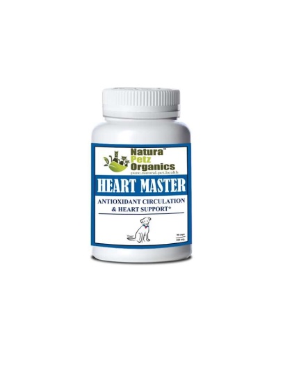 Heart Master Max Antioxidant Master Blend Heart & Circulation Support* Dogs Cats - DOG  250 caps - 500 mg. Size 1 Capsule