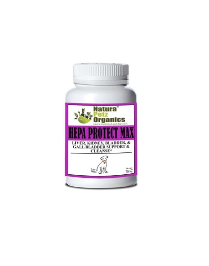 Hepa Protect Max Capsules - Liver, Kidney, Bladder & Gall Bladder Support & Cleanse* - DOG /90 caps / 500 mg