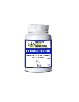 I'm Allergic To Needles - Probiotic, Pancreas & Glucose Support For Dogs & Cats* - CAT/ 90 caps / 250 mg