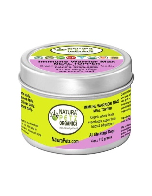 Immune Warrior Max Meal Topper* Master Blend Immune Regulator & Anti-Inflammatory Support* For  Dogs & Cats - 2 oz/Dog