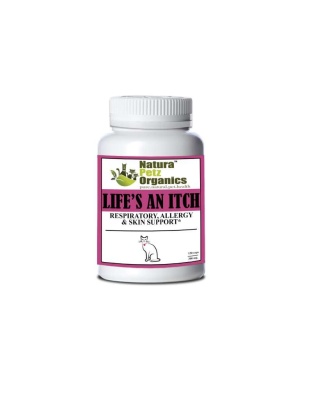Life'S An Itch Capsules - Respiratory, Allergy & Skin Support* Capsules For Dogs & Cats* - Cat 150 capsules - 300 mg Turkey Flavor