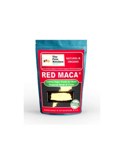 Red Maca - Bone Prostate & Hormone Support* The Petz Kitchen - Organic & Human Grade Ingredients For Home Prepared Meals & Treats - 4 Oz
