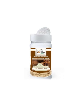 Sacha Inchi Omega 3 & 6 Digestive Support The Petz Kitchen- Organic & Human Grade Ingredients For Home Prepared Meals & Treats - 2 oz. / Shaker
