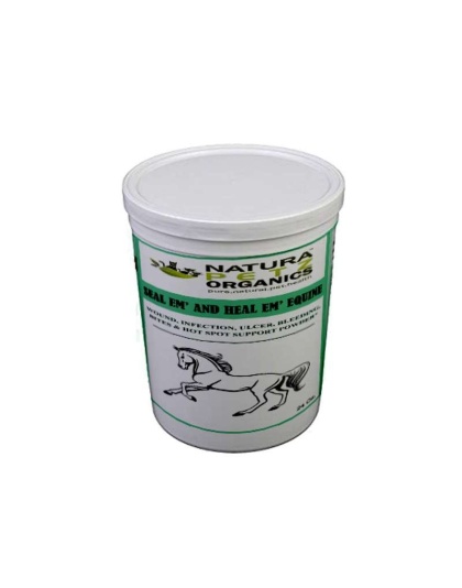 Seal Em And Heal Em Powder Equine* Wound, Infection Ulcer Bite Bleeding & Hot Spot Support* - 12 Oz.