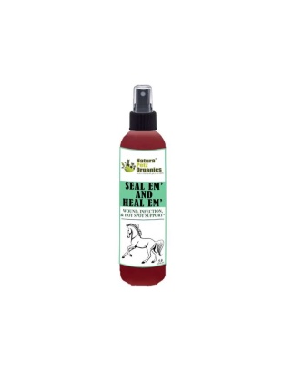 Seal Em And Seal Em Horse Spray Tincture - Wound, Infection Ulcer Bite Bleeding & Hot Spot Support* - HORSE - 4 fl. oz