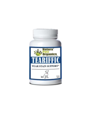 Teariffic - Tear Stain Support For Dogs* Tear Stain Support For Cats* - Dog 250 caps - 500 mg Size 1 Cap /