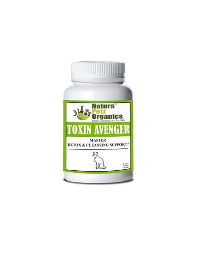 Toxin Avenger Max* Master Detox & Cleansing Support For Dogs And Cats* - CATS 90 caps / 250 mg. Size 3