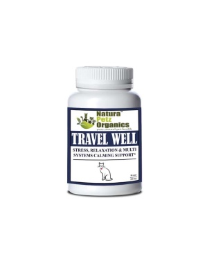 Travel Well - Stress, Relaxation & Calming Stress Support* For Dogs And Cats On The Go* - Cat /90 Caps/Size 3/NO FLAVORING