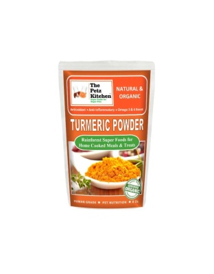 Turmeric Curcuma - Antioxidant Joint & Inflammation Support* The Petz Kitchen - Organic & Human Grade Ingredients For Home Prepared Meals & Treats - 8 Oz