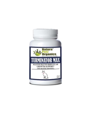 Turminator Max* Master Blend Irregular Growth Support (Non Blood Thinning) For Dogs & Cats* - CATS 150 caps - 250 mg. Siz 3 Cap /