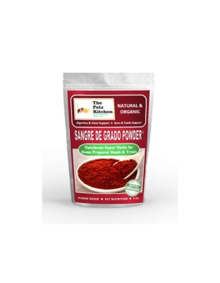 Sangre De Grado - Wound & Infection Support* The Petz Kitchen - Organic & Human Grade Ingredients & Shakers For Home Prepared Meals & Treats - 4 Oz