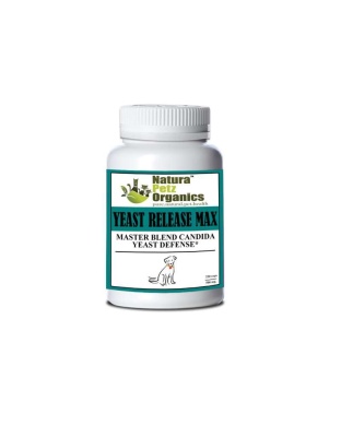 Yeast Release Max Capsules* Master Blend Candida Yeast Defense* For Dogs And Cats* - DOG 250 caps - 500 mg.