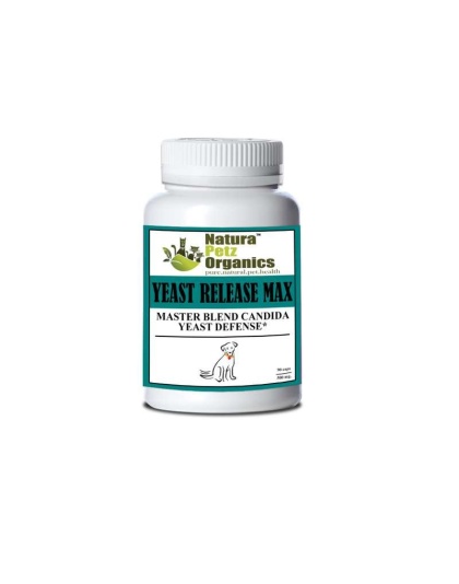 Yeast Release Max Capsules* Master Blend Candida Yeast Defense* For Dogs And Cats* - DOG 90 caps - 500 mg.
