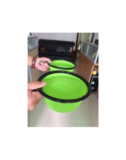 Collapsible Silicone Travel Bowls - XL 34oz (for Larger Pets)