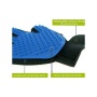 Mr. Peanut's Hand 259 Silicone Pins Pet Grooming Gloves -