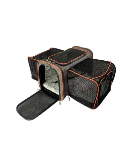 Mr. Peanut's Diamond Series Double Expandable Pet Carrier - 18 in L X 11 in W X 11 in H