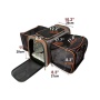 Mr. Peanut's Diamond Series Double Expandable Pet Carrier - 18 in L X 11 in W X 11 in H