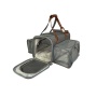 Platinum Gray - Mr. Peanut's Gold Series Big Apple Size Double Expandable Pet Carrier -
