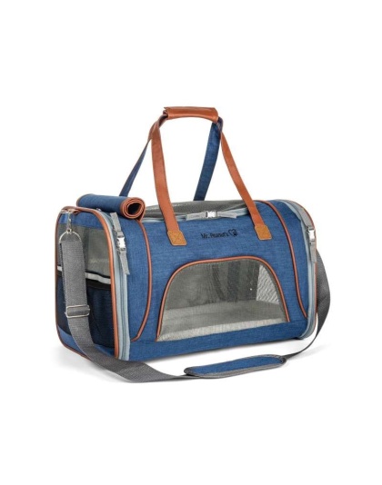 Deja Blue - Mr. Peanut's Gold Series Big Apple Size Expandable Pet Carrier -