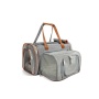 Platinum Gray - Mr. Peanut's Gold Series Big Apple Size Expandable Pet Carrier -