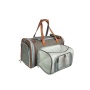 Charcoal Ash - Mr. Peanut's Gold Series Mini Size Expandable Pet Carrier - 16 in L x 10 in W x 10 in H
