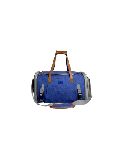Deja Blue - Mr. Peanut's Gold Series Mini Size Expandable Pet Carrier - 16 in L x 10 in W x 10 in H