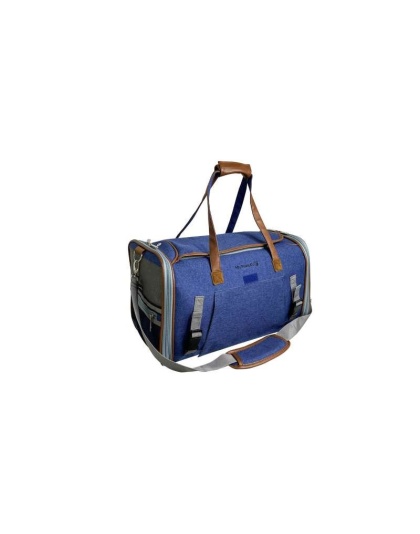 Deja Blue - Mr. Peanut's Gold Series Mini Size Expandable Pet Carrier - 16 in L x 10 in W x 10 in H