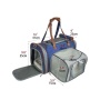 Deja Blue - Mr. Peanut's Gold Series Mini Size Expandable Pet Carrier - 16 in L x 10 in W x 10 in H