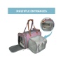 Purple - Mr. Peanut's Gold Series Mini Size Expandable Pet Carrier - 16 in L x 10 in W x 10 in H