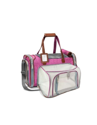 Rosa - Mr. Peanut's Gold Series Mini Size Expandable Pet Carrier - 16 in L x 10 in W x 10 in H