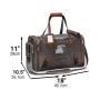 Charcoal Ash - Mr. Peanut's Gold Series Pet Carrier - 18 in L x 10.5 in W x 11 in H