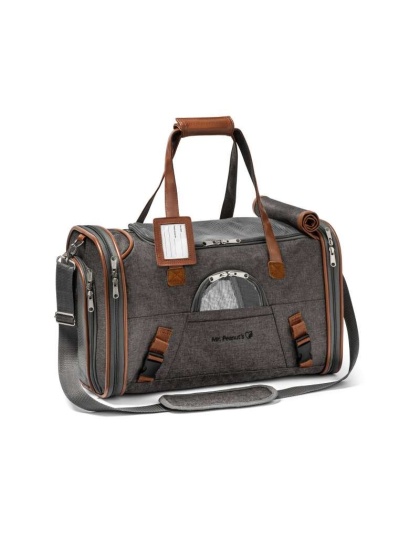 Charcoal Ash - Mr. Peanut's Gold Series Pet Carrier - 18 in L x 10.5 in W x 11 in H