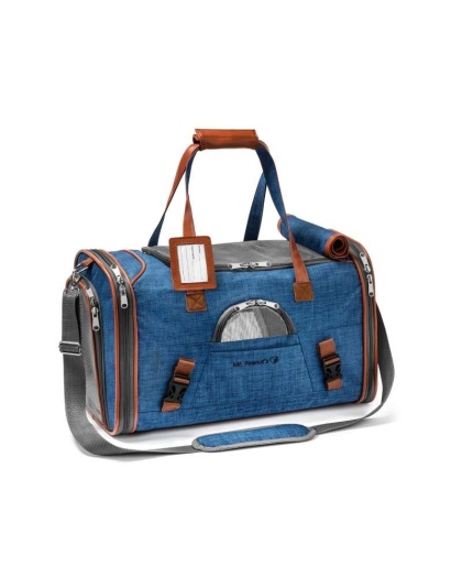 Deja Blue - Mr. Peanut's Gold Series Pet Carrier - 18 in L x 10.5 in W x 11 in H