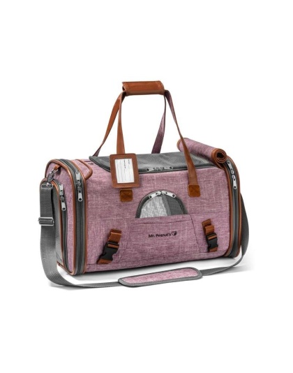 Purple - Mr. Peanut's Gold Series Pet Carrier - 18 in L x 10.5 in W x 11 in H