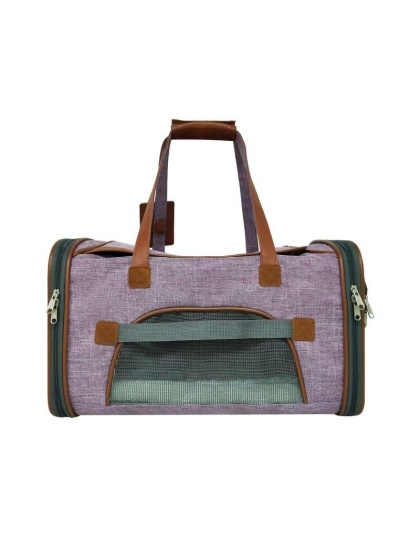 Purple - Mr. Peanut's Gold Series Pet Carrier - 18 in L x 10.5 in W x 11 in H