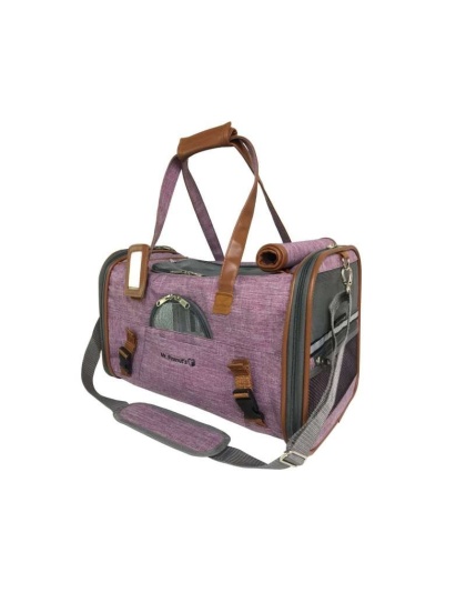 Purple - Mr. Peanut's Gold Series Pet Carrier - 18 in L x 10.5 in W x 11 in H