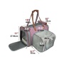 Purple - Mr. Peanut's Gold Series Standard Size Expandable Pet Carrier - 18 in L x 10.5 in W x 11 in H