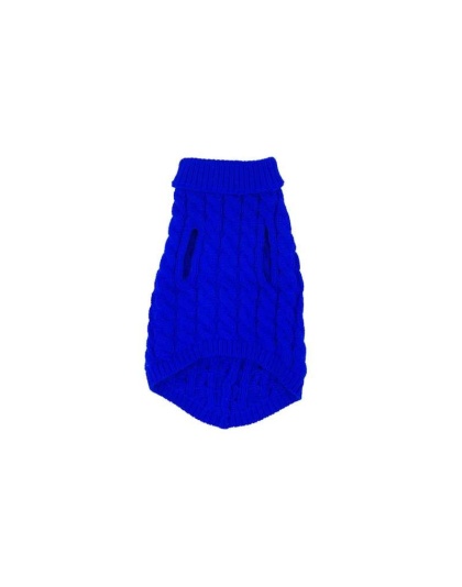 Regal Blue - Mr. Peanut's Knitted Acrylic Dog Sweaters - Small