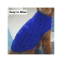 Regal Blue - Mr. Peanut's Knitted Acrylic Dog Sweaters - Small