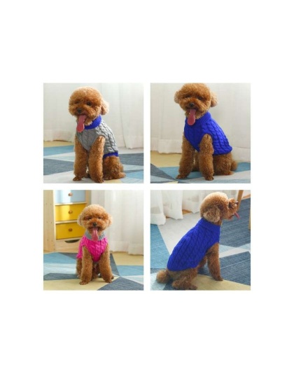 Regal Blue - Mr. Peanut's Knitted Acrylic Dog Sweaters - Small