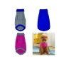 Gray With Regal Blue Fringe - Mr. Peanut's Knitted Acrylic Dog Sweaters - Small