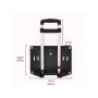 Mr. Peanut's Pet Carrier/Luggage Bag Spinner Wheelbase Luggage Cart - 17x15x5