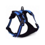 Blue - Mr. Peanut's PetTrek Reflective Pet Harness With Matching Leash - Medium