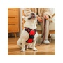 Red - Mr. Peanut's PetTrek Reflective Pet Harness With Matching Leash - Large