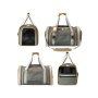 Snowflake Gray - Mr. Peanut's Platinum Series Double Expandable Pet Carrier - 18inLx10.5inWx11inH