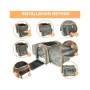 Snowflake Gray - Mr. Peanut's Platinum Series Double Expandable Pet Carrier - 18inLx10.5inWx11inH